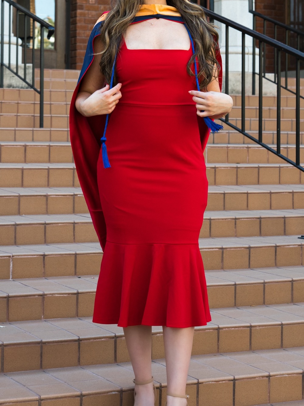 Lulus Red Mermaid Midi Dress